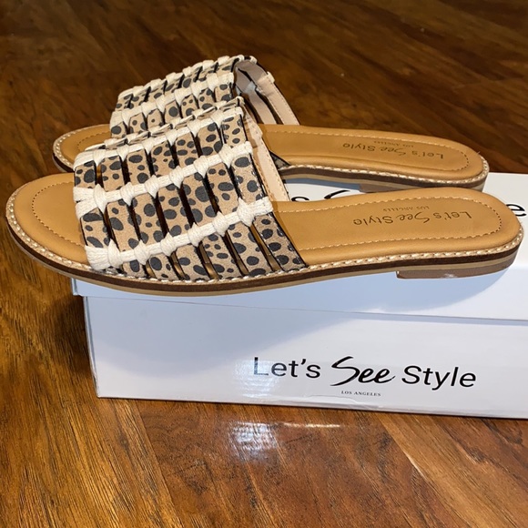 LEOPARD SANDALS - Picture 4 of 5